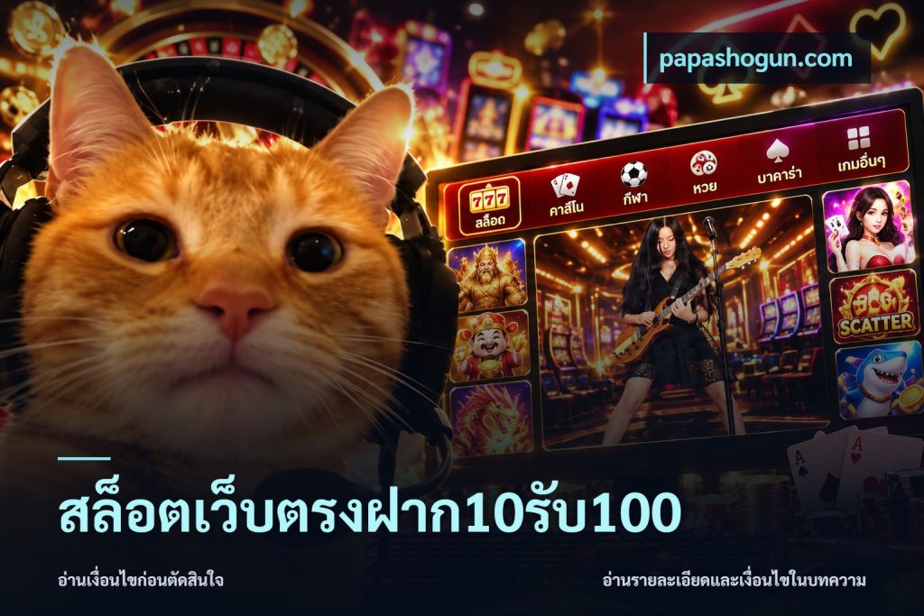 สล็อตเว็บตรงฝาก10รับ100