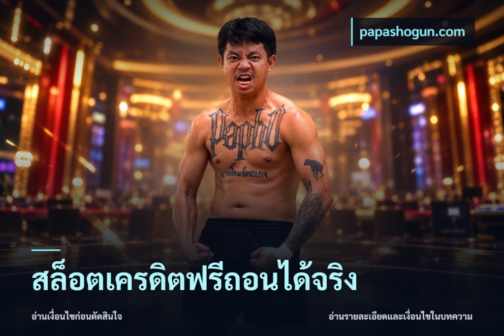 สล็อตเครดิตฟรีถอนได้จริง