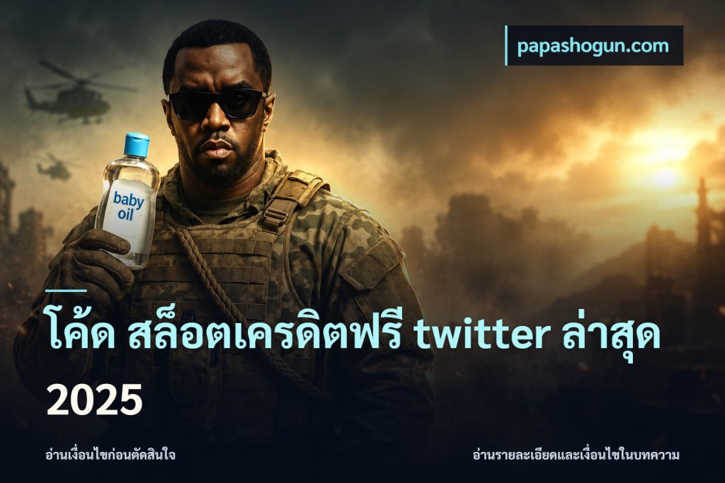 โค้ด สล็อตเครดิตฟรี twitter ล่าสุด 2025