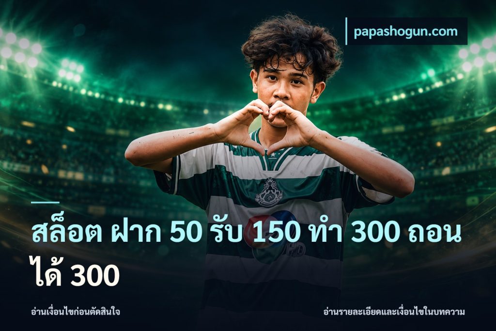 สล็อต ฝาก 50 รับ 150 ทํา 300 ถอนได้ 300