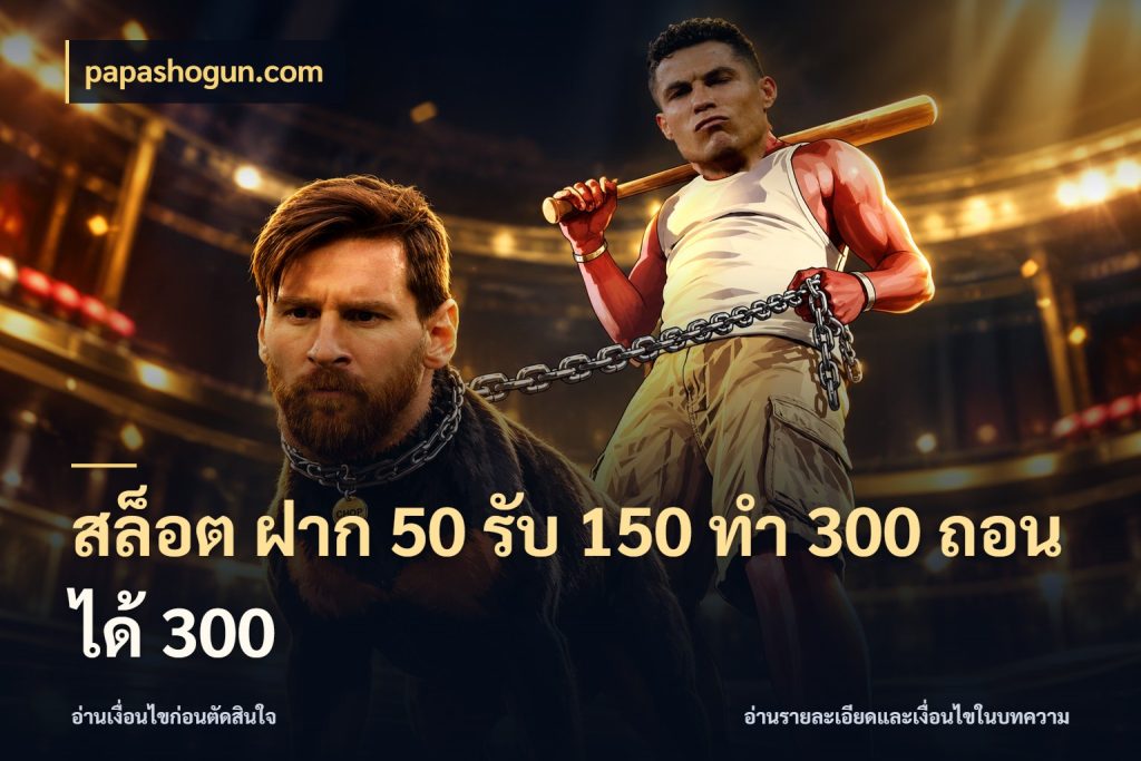 สล็อต ฝาก 50 รับ 150 ทํา 300 ถอนได้ 300 เปิดมุมโปรให้เข้ากับเกมแนวโปรด สไตล์ papashogun.com