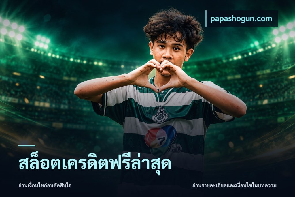 สล็อตเครดิตฟรีล่าสุด