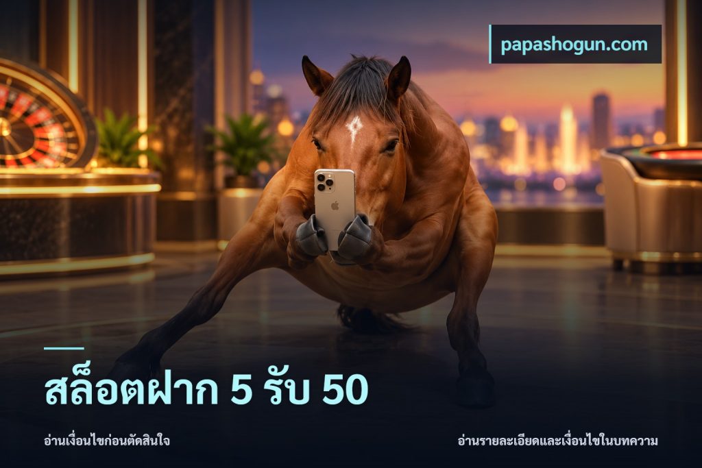 สล็อตฝาก 5 รับ 50