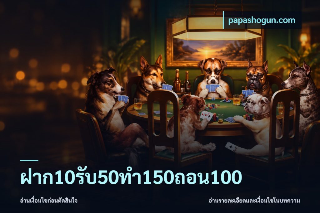 ฝาก10รับ50ทํา150ถอน100