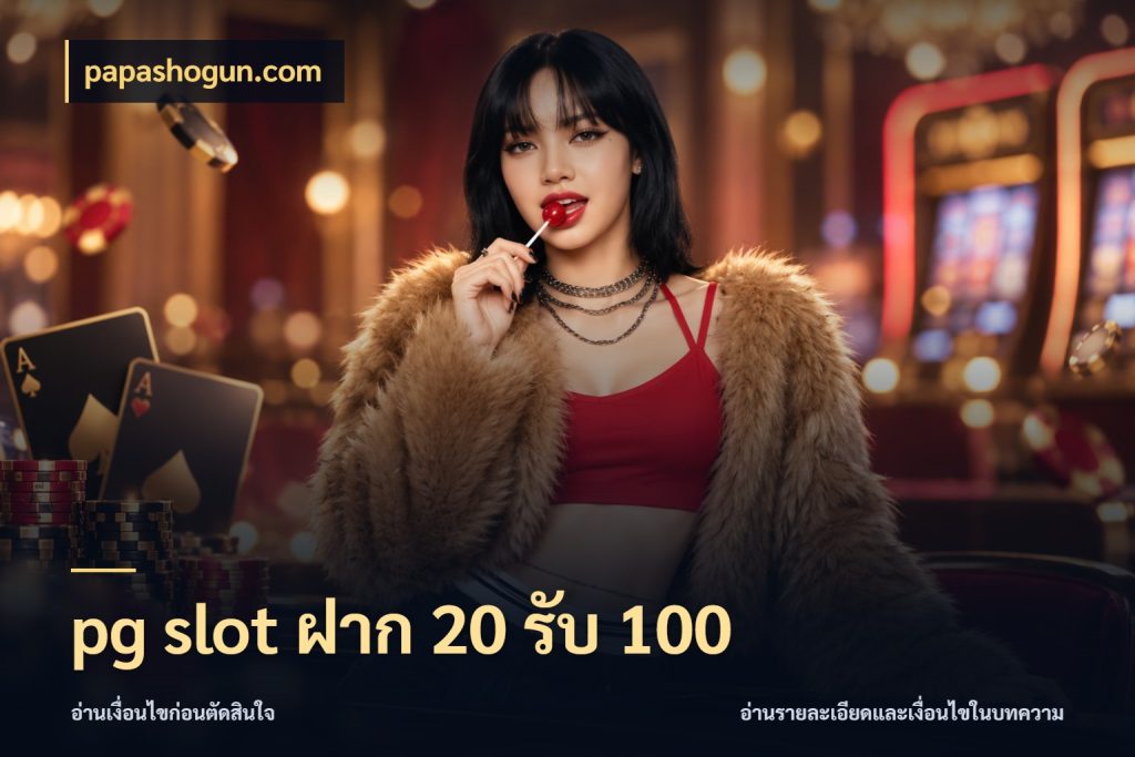 pg slot ฝาก 20 รับ 100 โปรกับเกมที่ชอบเลือกให้ตรงสไตล์ ในมุม papashogun.com