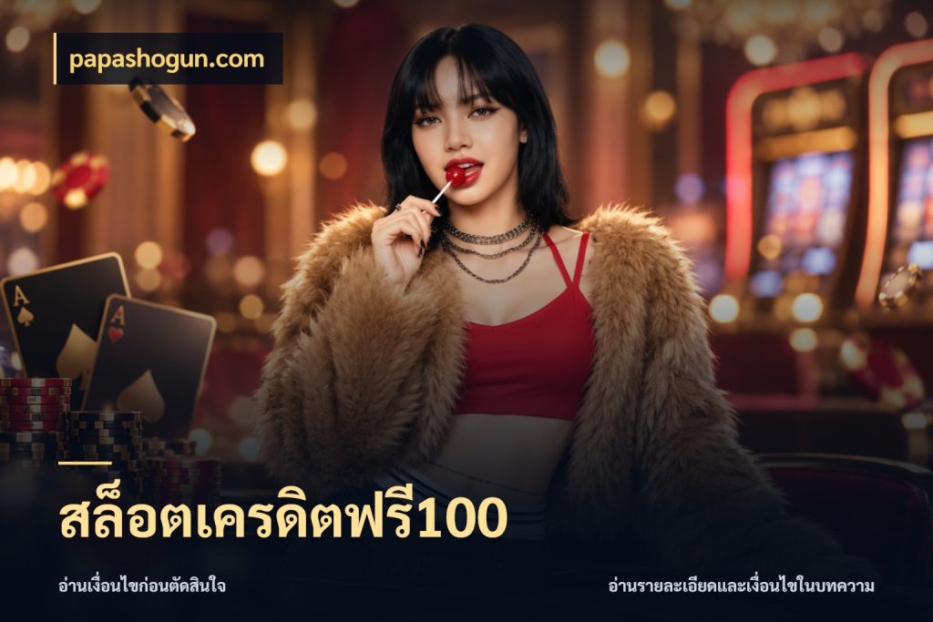 สล็อตเครดิตฟรี100 เครดิตฟรีในมุมที่สายโบนัสสนใจ กับ papashogun.com