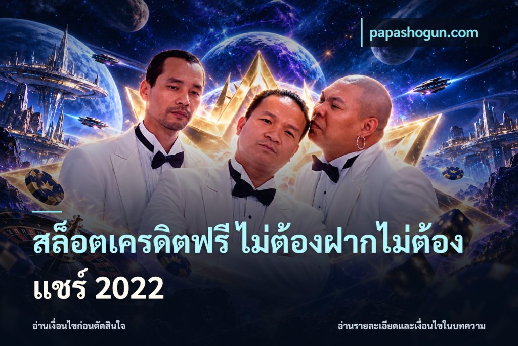 สล็อตเครดิตฟรี ไม่ต้องฝากไม่ต้องแชร์ 2022