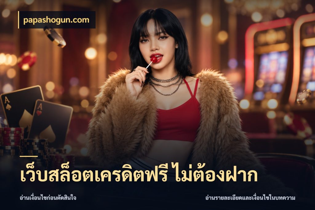 เว็บสล็อตเครดิตฟรี ไม่ต้องฝาก เครดิตแต่ละรูปแบบมีมุมไหนให้ดู กับ papashogun.com