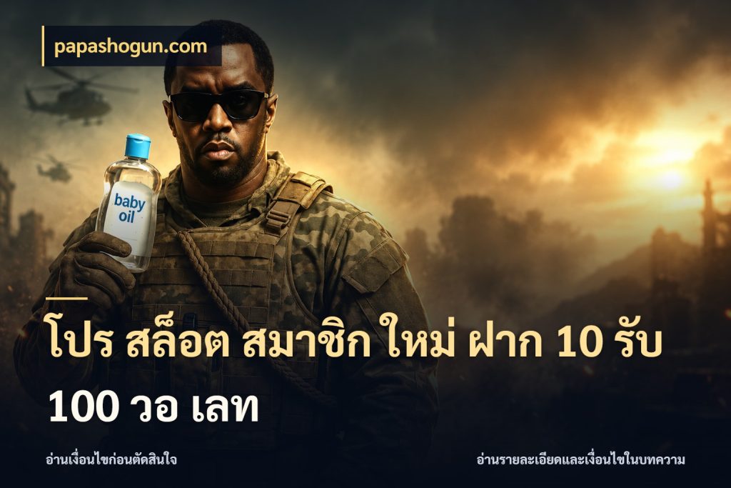 โปร สล็อต สมาชิก ใหม่ ฝาก 10 รับ 100 วอ เลท เครดิตกับรูปแบบโปรที่ตรงใจ ในมุม papashogun.com