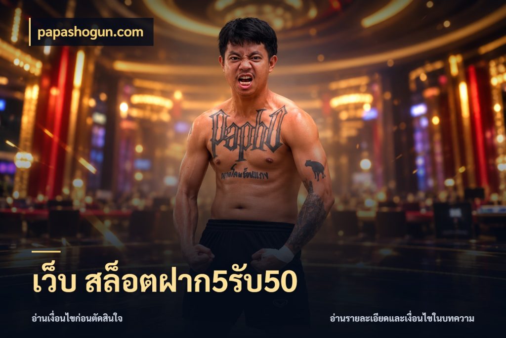 เว็บ สล็อตฝาก5รับ50 รูปแบบโบนัสกับสิทธิ์ของสายเกม กับ papashogun.com