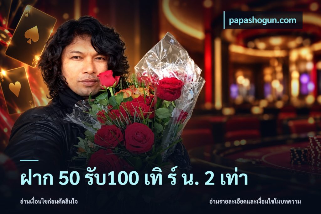 ฝาก 50 รับ100 เทิ ร์ น. 2 เท่า
