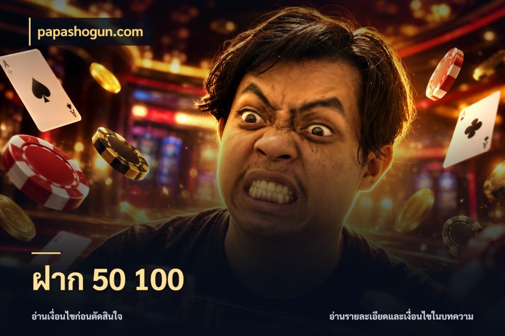ฝาก 50 100 papashogun.com เงินตั้งต้นกับความสนุกที่คุณกำหนด