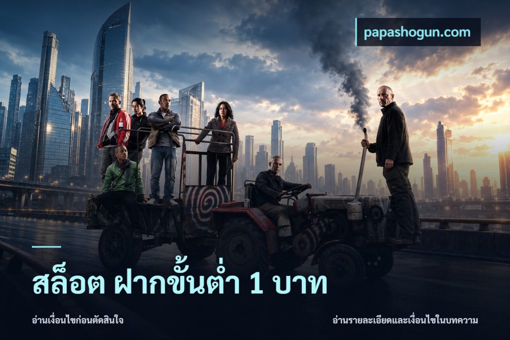 สล็อต ฝากขั้นต่ำ 1 บาท