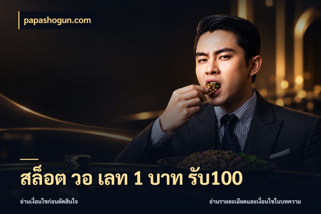 สล็อต วอ เลท 1 บาท รับ100 จุดเด่นของเครดิตที่คนชอบเกมอยากรู้ กับ papashogun.com