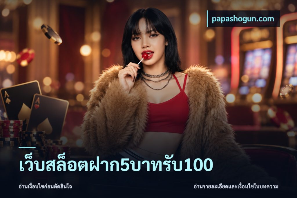 เว็บสล็อตฝาก5บาทรับ100