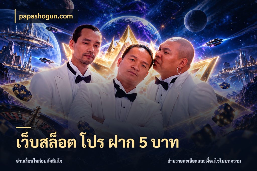 เว็บสล็อต โปร ฝาก 5 บาท สายทุนน้อยเลือกความสนุกให้พอดี ในมุม papashogun.com