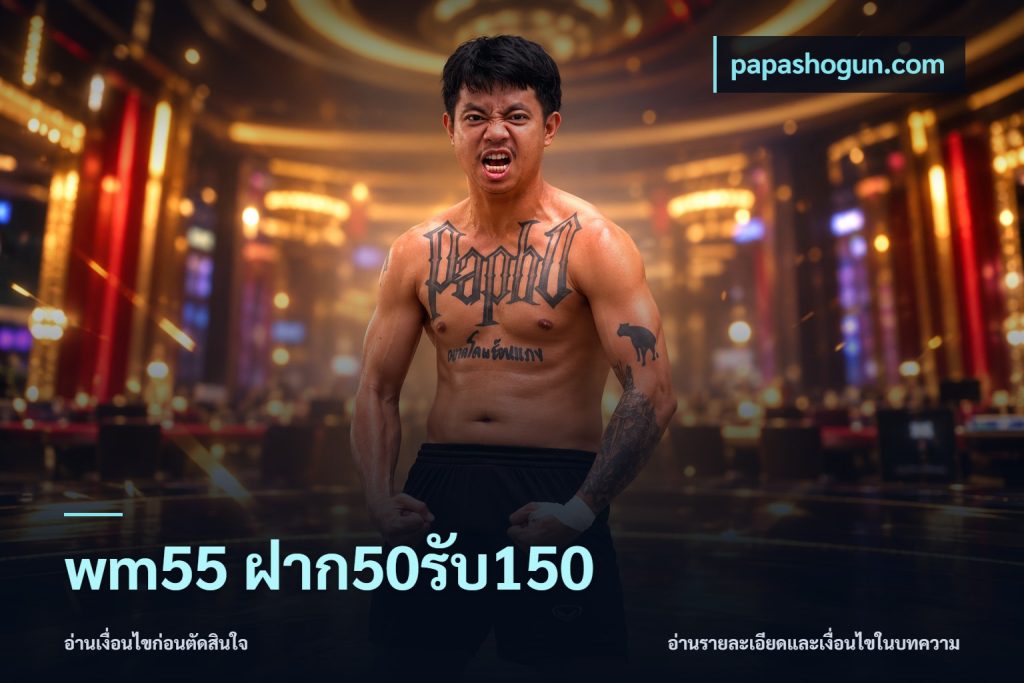 wm55 ฝาก50รับ150