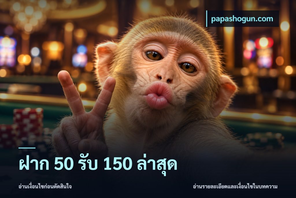 ฝาก 50 รับ 150 ล่าสุด