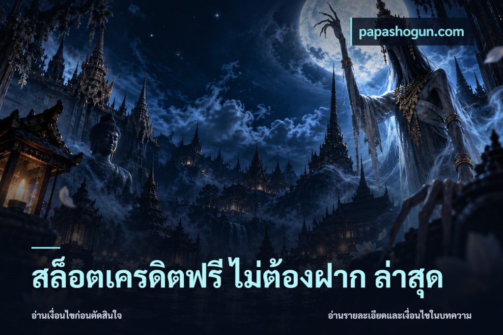 สล็อตเครดิตฟรี ไม่ต้องฝาก ล่าสุด
