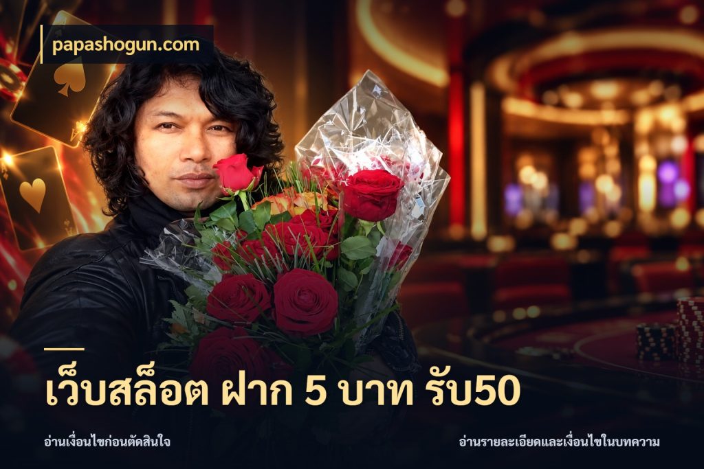 เว็บสล็อต ฝาก 5 บาท รับ50 จับประเด็นยอดรับก่อนเลือกความสนุก กับ papashogun.com