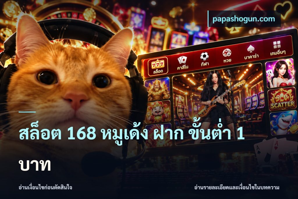 สล็อต 168 หมูเด้ง ฝาก ขั้นต่ำ 1 บาท