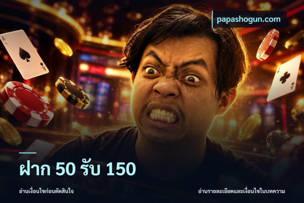 ฝาก 50 รับ 150