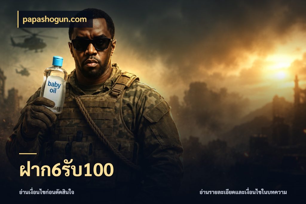 ฝาก6รับ100 โปรยอดรับที่สายเกมสนใจ สไตล์ papashogun.com