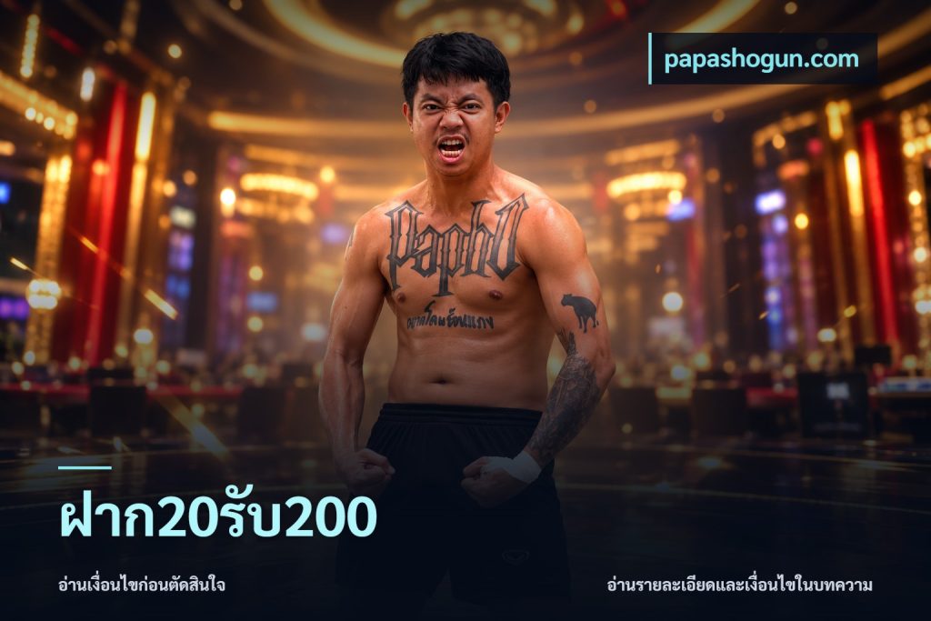 ฝาก20รับ200