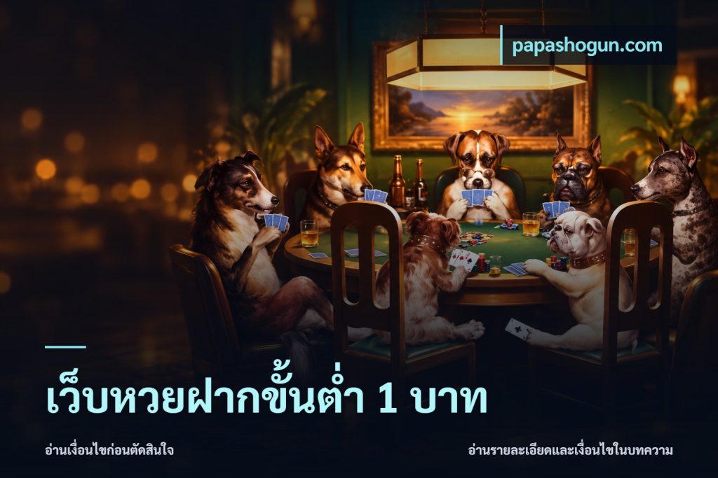 เว็บหวยฝากขั้นต่ำ 1 บาท