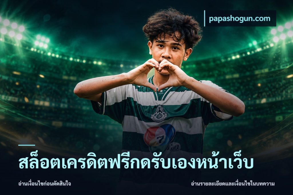 สล็อตเครดิตฟรีกดรับเองหน้าเว็บ