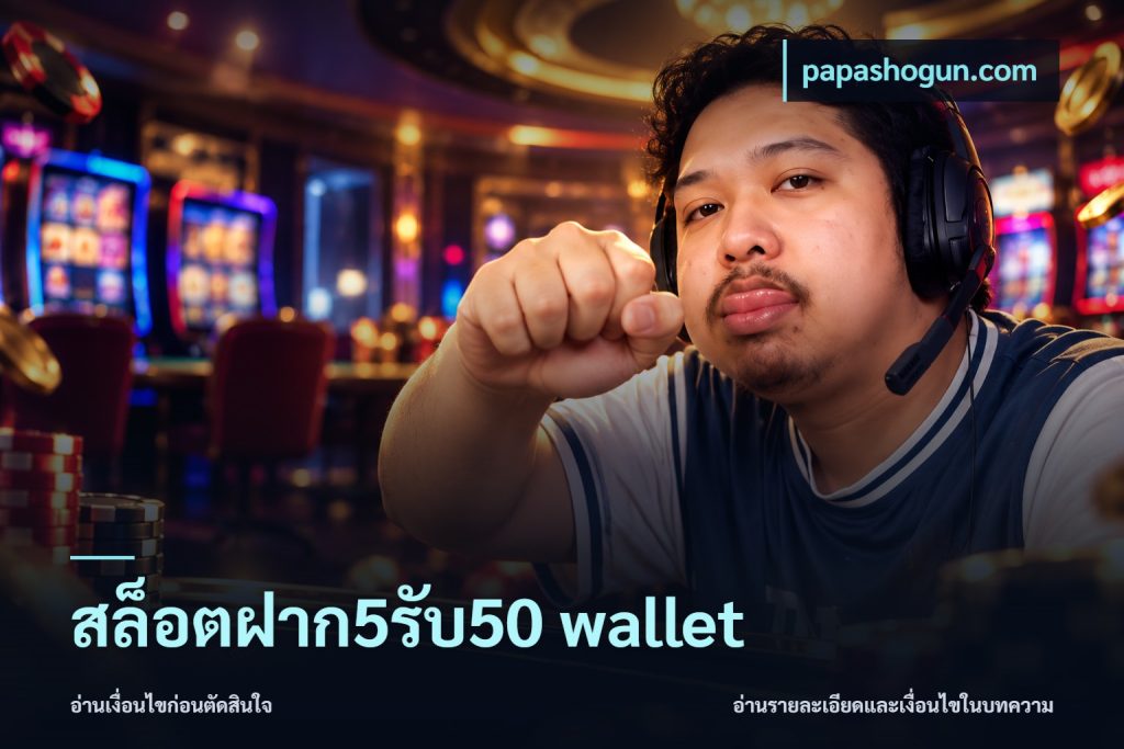 สล็อตฝาก5รับ50 wallet