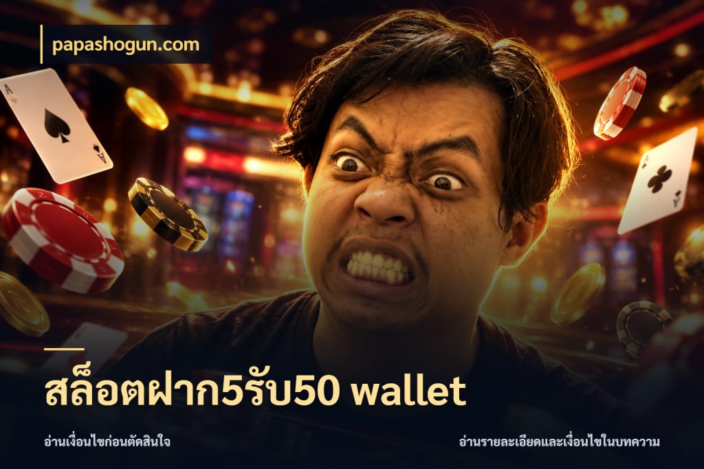 สล็อตฝาก5รับ50 wallet โปรยอดรับที่สายเกมสนใจ สไตล์ papashogun.com