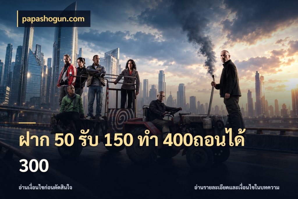 ฝาก 50 รับ 150 ทํา 400ถอนได้ 300 papashogun.com เปิดมุมโปรให้เข้ากับเกมแนวโปรด