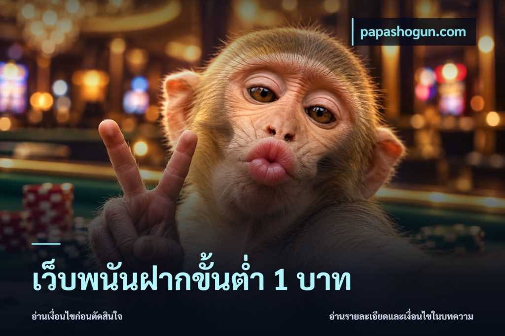 เว็บพนันฝากขั้นต่ำ 1 บาท