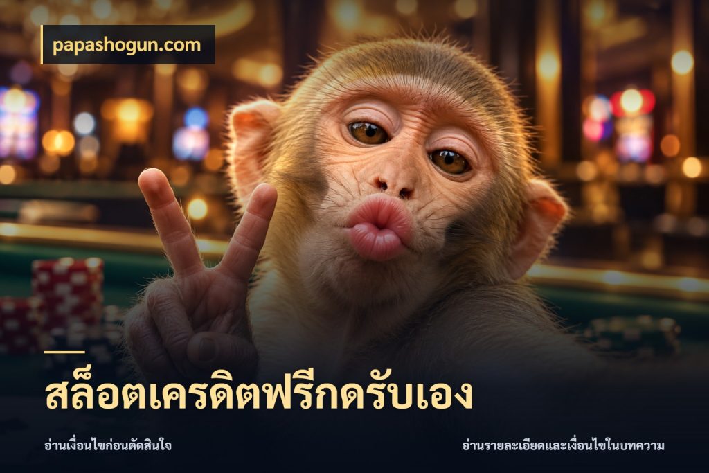 สล็อตเครดิตฟรีกดรับเอง เลือกสไตล์ความสนุกจากรูปแบบเครดิต ในมุม papashogun.com