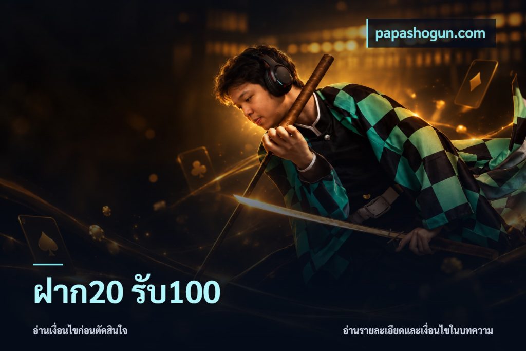 ฝาก20 รับ100