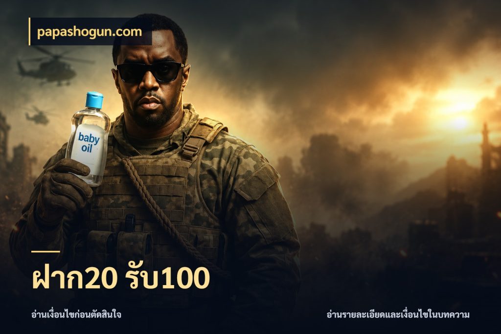 ฝาก20 รับ100 สายโบนัสเลือกจังหวะสนุกได้อย่างไร กับ papashogun.com