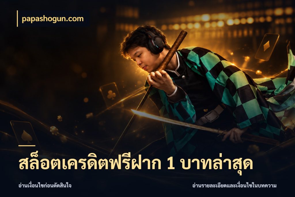 สล็อตเครดิตฟรีฝาก 1 บาทล่าสุด จากชื่อเครดิตฟรีสู่ความสนุกที่เข้าใจได้ สไตล์ papashogun.com