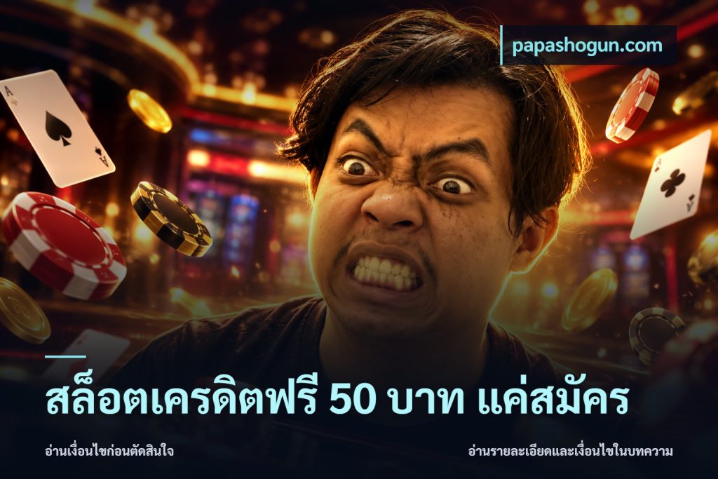 สล็อตเครดิตฟรี 50 บาท แค่สมัคร