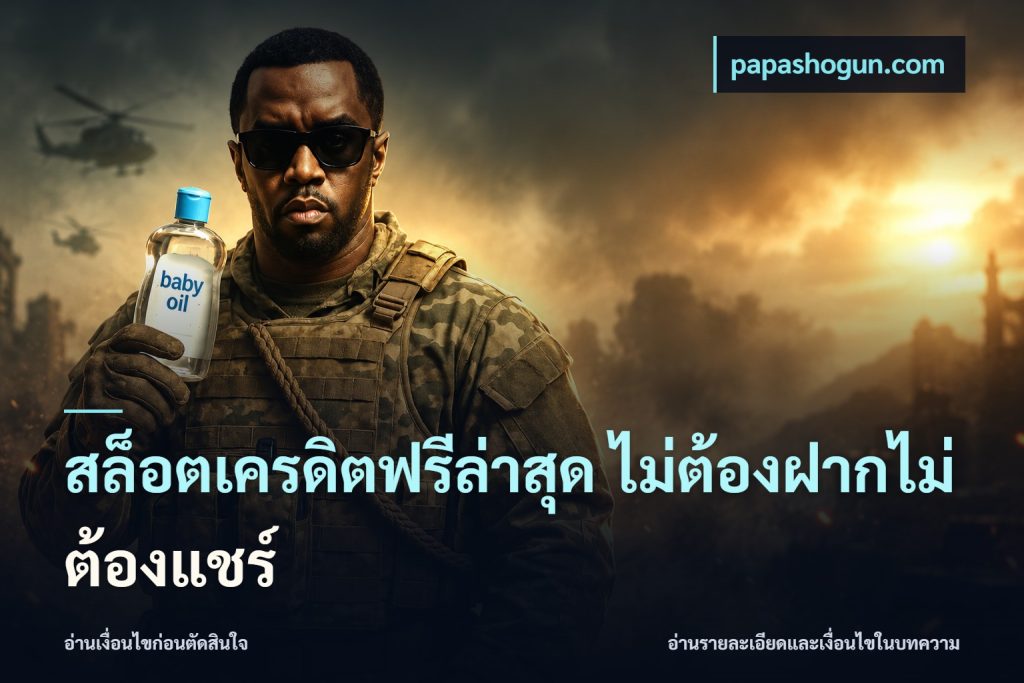 สล็อตเครดิตฟรีล่าสุด ไม่ต้องฝากไม่ต้องแชร์