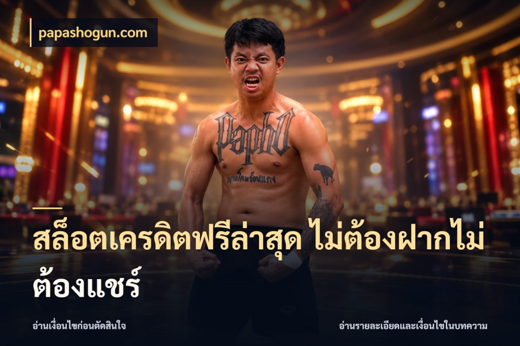 สล็อตเครดิตฟรีล่าสุด ไม่ต้องฝากไม่ต้องแชร์ เครดิตแต่ละรูปแบบมีมุมไหนให้ดู สไตล์ papashogun.com