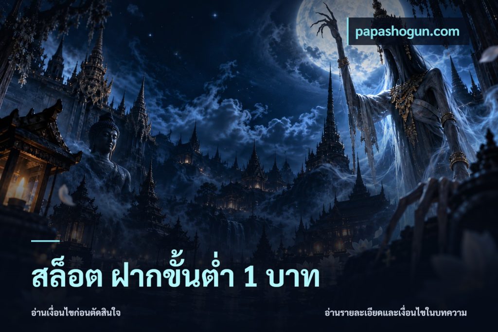 สล็อต ฝากขั้นต่ํา 1 บาท