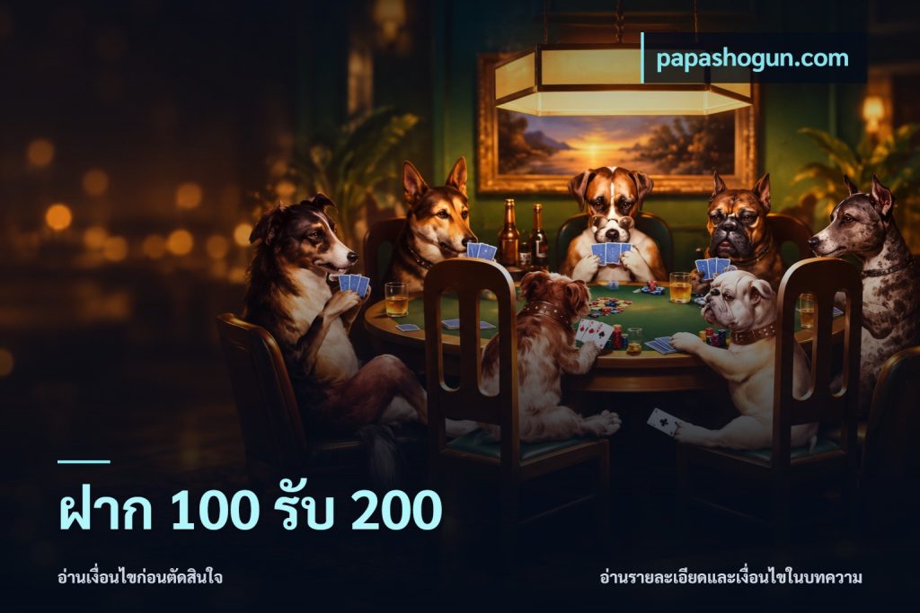 ฝาก 100 รับ 200