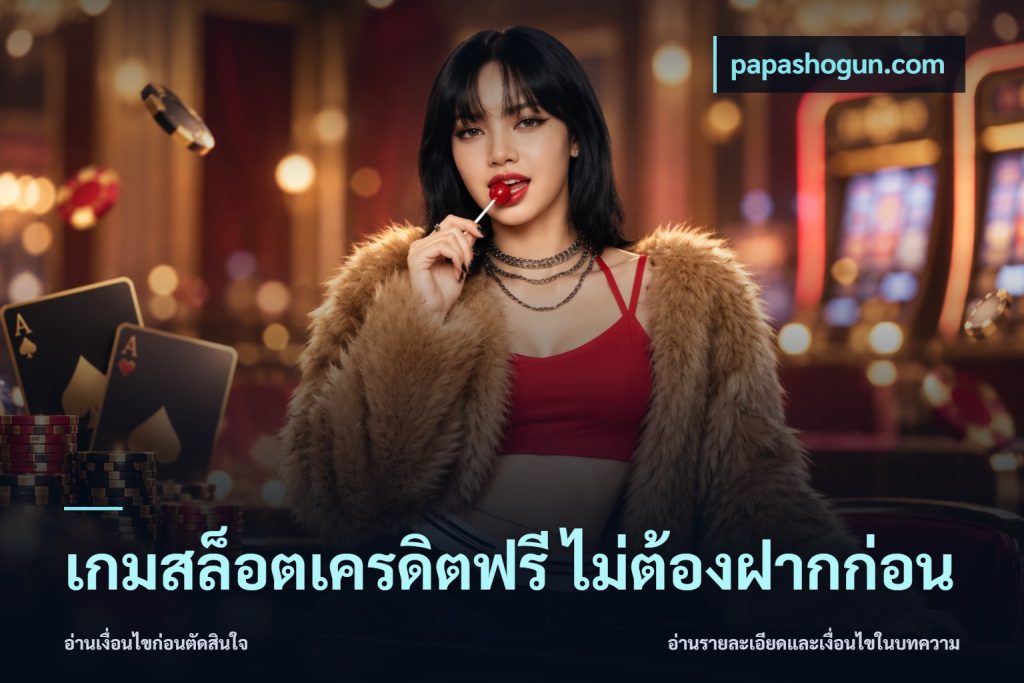 เกมสล็อตเครดิตฟรี ไม่ต้องฝากก่อน