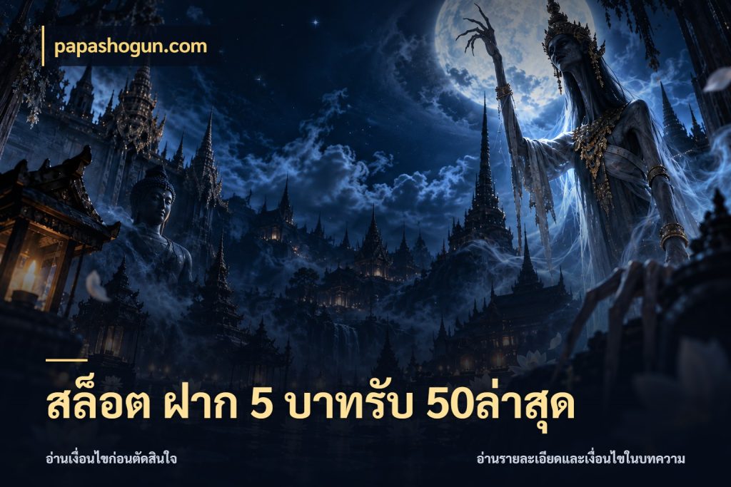สล็อต ฝาก 5 บาทรับ 50ล่าสุด เครดิตกับรูปแบบโปรที่ตรงใจ กับ papashogun.com