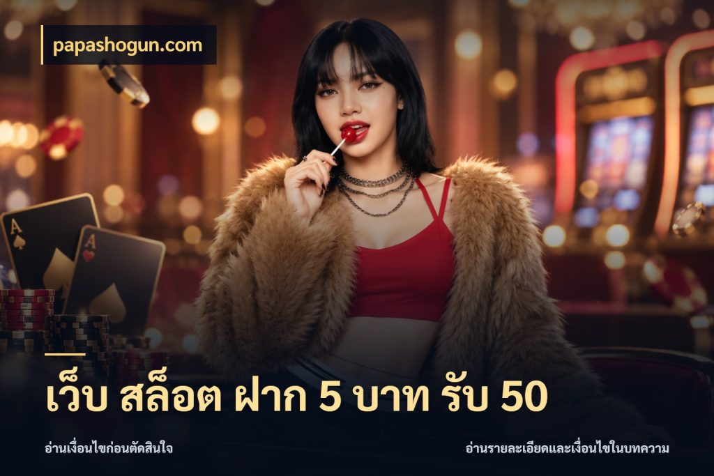 เว็บ สล็อต ฝาก 5 บาท รับ 50 papashogun.com สนุกกับตัวเลือกโปรในสไตล์ของคุณ