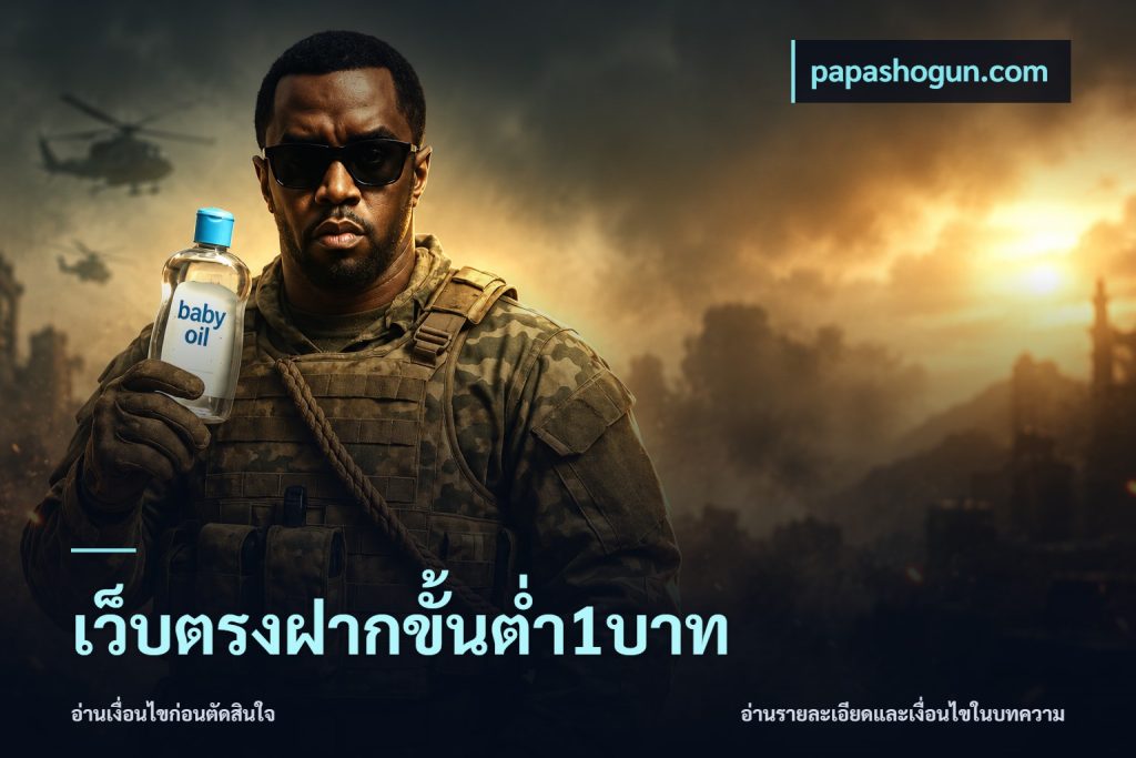 เว็บตรงฝากขั้นต่ำ1บาท