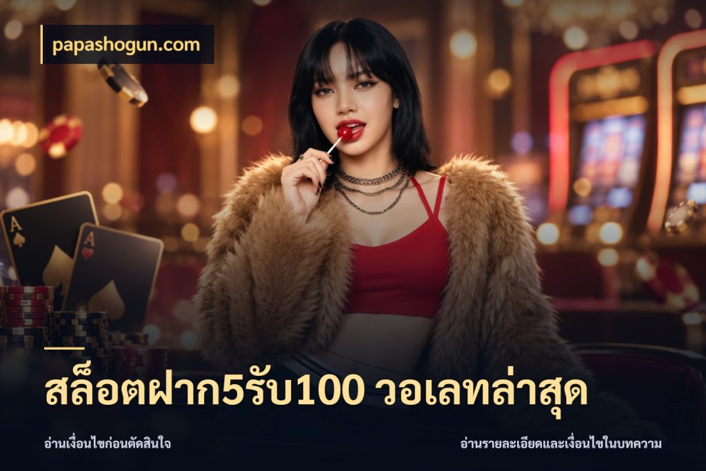 สล็อตฝาก5รับ100 วอเลทล่าสุด เปิดมุมโปรให้เข้ากับเกมแนวโปรด สไตล์ papashogun.com