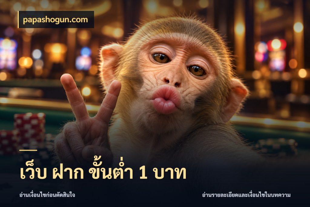 เว็บ ฝาก ขั้นต่ำ 1 บาท จำนวนเริ่มต้นกับสไตล์เกมที่ชอบ ในมุม papashogun.com