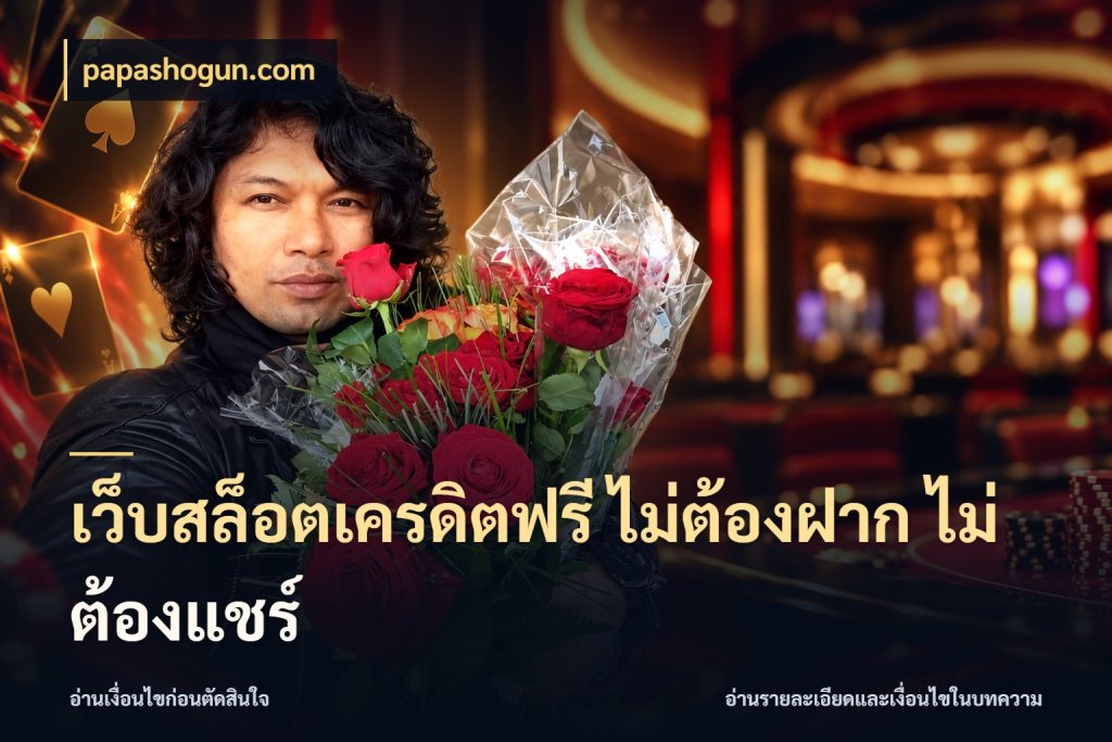 เว็บสล็อตเครดิตฟรี ไม่ต้องฝาก ไม่ต้องแชร์ ชนิดเครดิตกับสิทธิ์ที่คุณอยากรู้ ในมุม papashogun.com